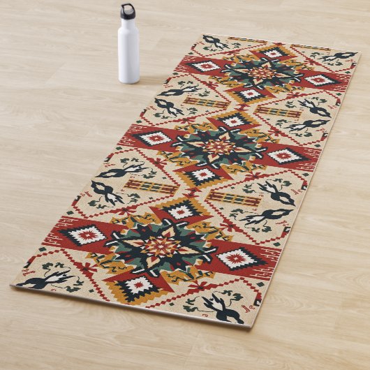 zuidwestelijk patroon-ontwerp yogamat (In situ)