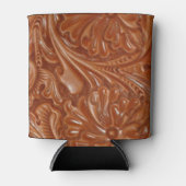 zuidwestelijk patroon western landschapsleer blikjeskoeler (Voorkant)