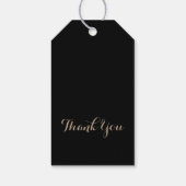 zuidwestelijk patroon western landschapsleer cadeaulabel (Achterkant)