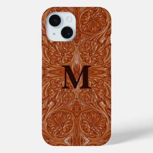 zuidwestelijk patroon western landschapsleer Case-Mate iPhone case (Achterkant)