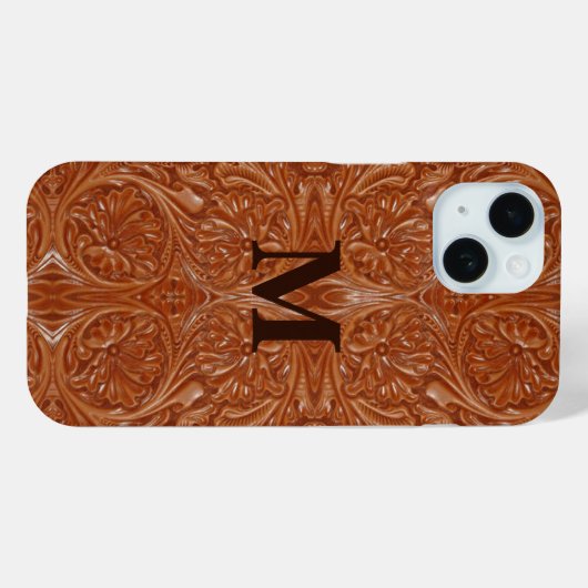 zuidwestelijk patroon western landschapsleer Case-Mate iPhone case (Achterkant (horizontaal))