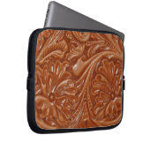 zuidwestelijk patroon western landschapsleer laptop sleeve (Voorkant Rechts)