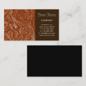 zuidwestelijk patroon western landschapsleer visitekaartje (Voorkant / Achterkant)