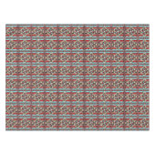 Zuidwestelijk patroontafelglas, gesneden op de kun tafelkleed (Voorkant (Horizontaal))