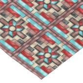 Zuidwestelijk patroontafelglas, gesneden op de kun tafelkleed (Gekanteld)