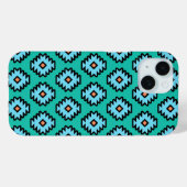 zuidwestelijk Pop-kunstpatroon Case-Mate iPhone Case (Achterkant (horizontaal))