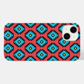 zuidwestelijk Pop-kunstpatroon Case-Mate iPhone Case (Achterkant (horizontaal))