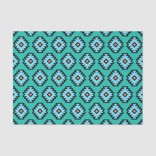 zuidwestelijk Pop-kunstpatroon Tissuepapier (Voorkant)