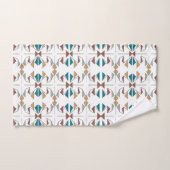 Zuidwestelijk Schuine Driehoek Patroon Ontwerp Bad Handdoek (Handdoek)