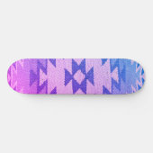 Zuidwestelijk Skateboard Deck Levendig Blauw & Paa (Horizontaal)
