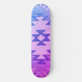 Zuidwestelijk Skateboard Deck Levendig Blauw & Paa (Voorkant)