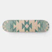 Zuidwestelijk skateboard dek, Navajo Aqua (Horizontaal)