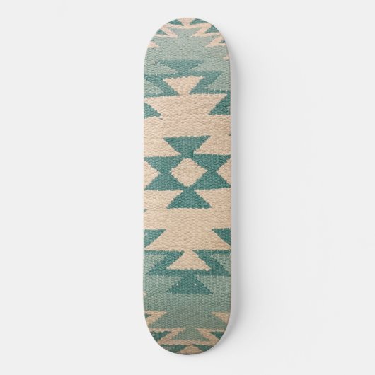 Zuidwestelijk skateboard dek, Navajo Aqua (Voorkant)