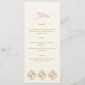 zuidwestelijk thema bruiloft menu (Voorkant)