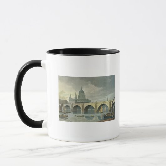 Zuidwestelijk uitzicht van de Sint-Paulskathedraal Mok (Links)