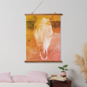 Zuidwestelijk vee Schedelwandtapijt Hangend Wandkleed (Slaapkamer)