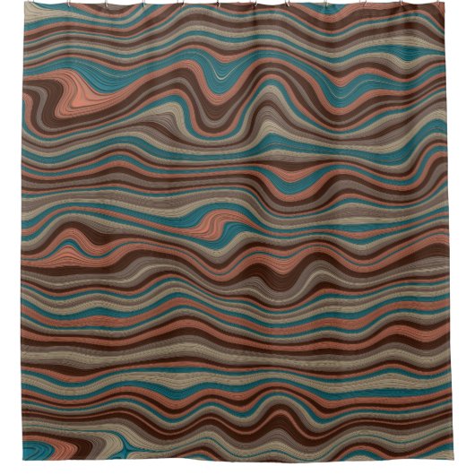 Zuidwestelijk Zand Douchegordijn (Voorkant)