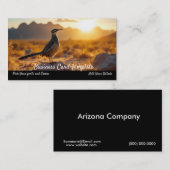 Zuidwestelijke Arizona Sunrise Roadrunner Visitekaartje (Voorkant / Achterkant)