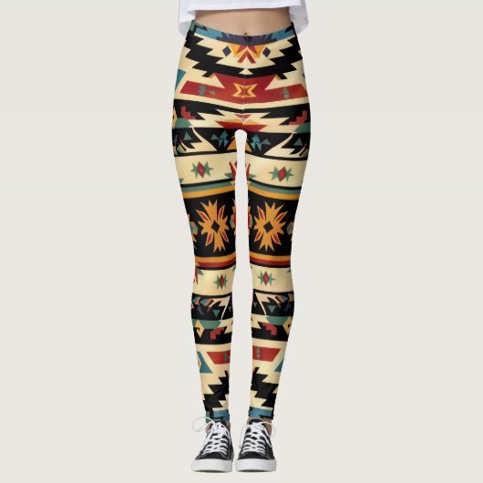 Zuidwestelijke Azteekse kunst Leggings (Voorkant)