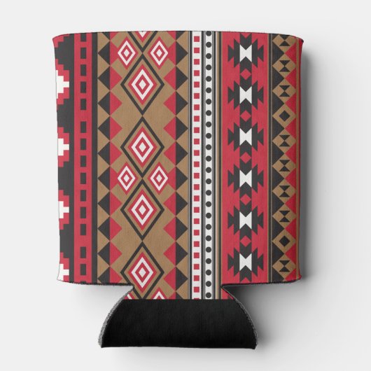 Zuidwestelijke azteekse patroon blikjeskoeler (Achterkant)