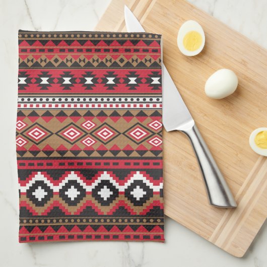 Zuidwestelijke azteekse patroon theedoek (Quarter Fold)