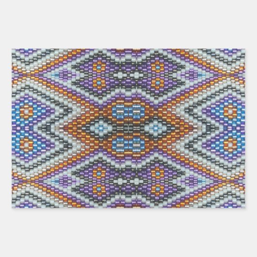 Zuidwestelijke Bead Art Inpakpapier Vel (Voorkant 3)
