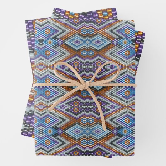 Zuidwestelijke Bead Art Inpakpapier Vel (In situ)