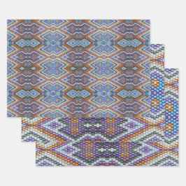 Zuidwestelijke Bead Art Inpakpapier Vel