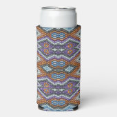 Zuidwestelijke Bead Art Seltzer Blikjeskoeler (Seltzer Voorkant)