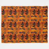 Zuidwestelijke beren kunst fleece deken (Voorkant (Horizontaal))