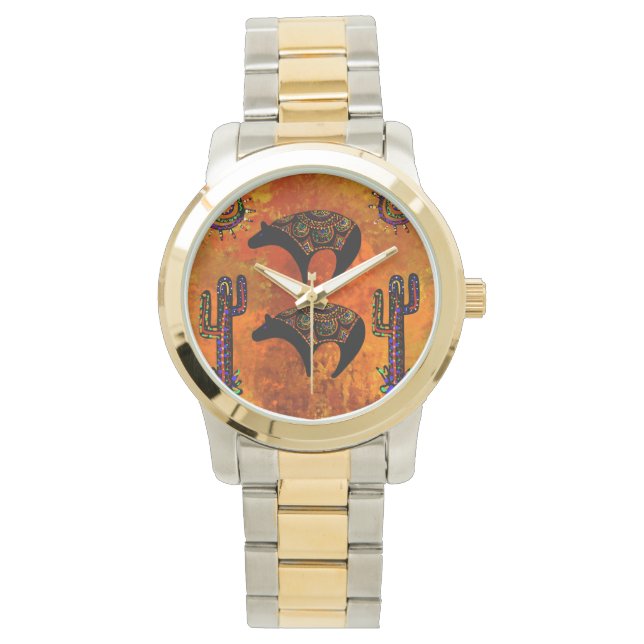 Zuidwestelijke beren kunst horloge (Voorkant)