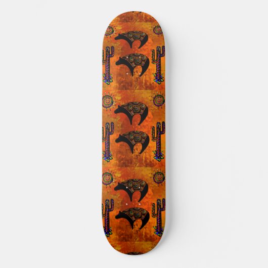 Zuidwestelijke beren kunst persoonlijk skateboard (Voorkant)