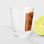Zuidwestelijke beren kunst shot glas (Links)