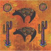 Zuidwestelijke berenkunst sticker (Voorkant)