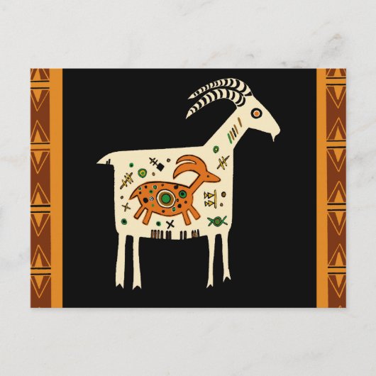 Zuidwestelijke bergmoeder briefkaart (Voorkant)