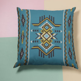 Zuidwestelijke Blauw En Geel Kussen