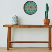 Zuidwestelijke Blauwgroen koperkleuren geometrisch