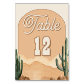 Zuidwestelijke Boho woestijn Cactus Bruiloft of Br Kaart (Voorkant)