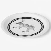 Zuidwestelijke Borden voor het inkttekenpapier met Papieren Bordje (Gekanteld)