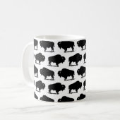 Zuidwestelijke Buffalo Pattern Rug Koffiemok (Voorkant links)