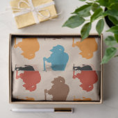 Zuidwestelijke Buffalo Pattern Rug Tissuepapier (Geschenk)