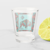 Zuidwestelijke Buffalo Shotglas Shot Glas (Achterkant)