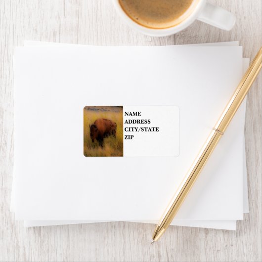 'Zuidwestelijke Buffel van de Parrie' Etiket (Insitu)