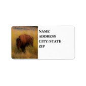 'Zuidwestelijke Buffel van de Parrie' Etiket (Voorkant)