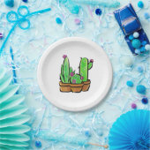 Zuidwestelijke Cactus cactussen vetplanten Papieren Bordje (Feest)