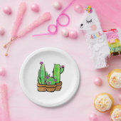 Zuidwestelijke Cactus cactussen vetplanten Papieren Bordje (Feest)