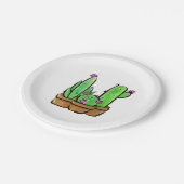 Zuidwestelijke Cactus cactussen vetplanten Papieren Bordje (Gekanteld)