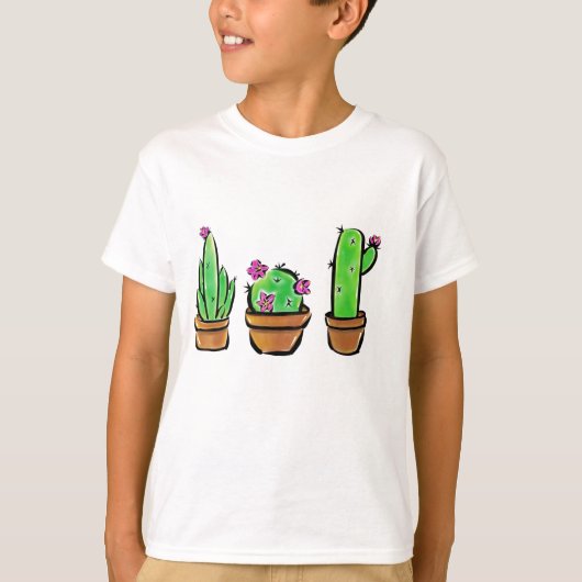 Zuidwestelijke Cactus cactussen vetplanten T-shirt (Voorkant)
