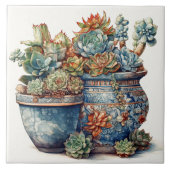 Zuidwestelijke Cactus en vetplanten Tegeltje (Voorkant)