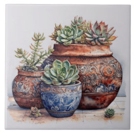 Zuidwestelijke Cactus en vetplanten Tegeltje